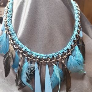 Feather necklace